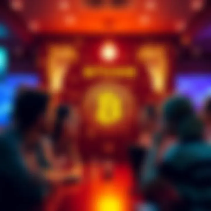 A group of people excitedly discussing a recent Bitcoin profit of $26, highlighting mixed reactions and opinions on cryptocurrency investing.