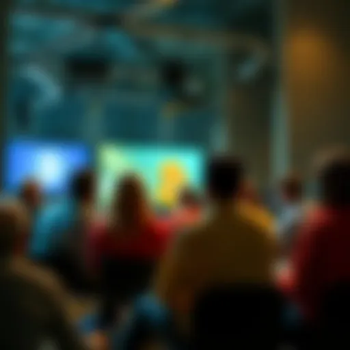 People participating in a Bitcoin Q&A session, asking questions and sharing knowledge