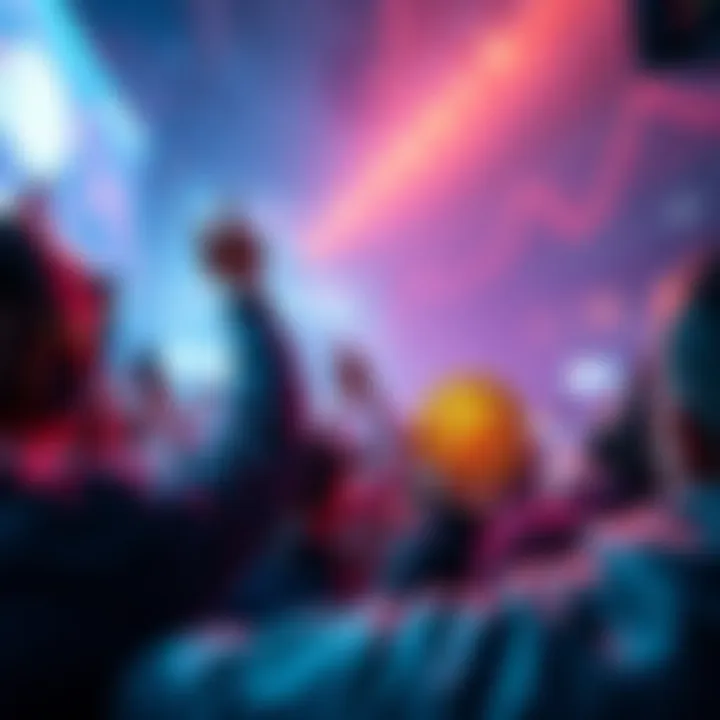 Traders celebrating the rise of Bitcoin