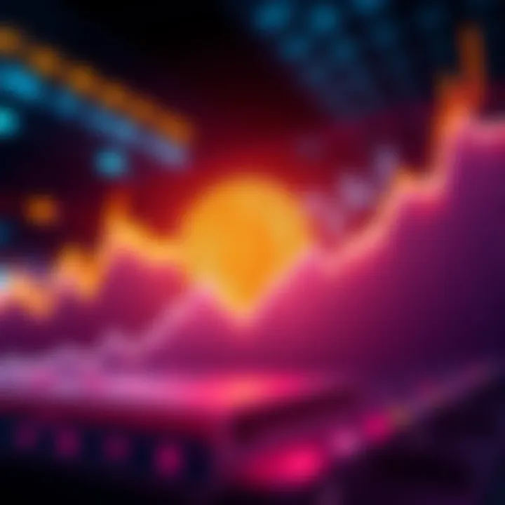 A visual graph showing Bitcoin's upward trend compared to other cryptocurrencies, indicating strong market performance