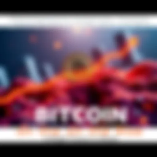 A graphical representation of Bitcoin's increasing value with an upward trend, symbolizing growth and investment opportunities.