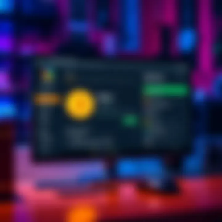 A computer screen showing Electrum software for Bitcoin storage