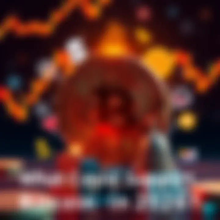 Bitcoin price support ideas A graphic representation of Bitcoin with symbols of government and market factors around it, illustrating potential support for Bitcoin in 2026.