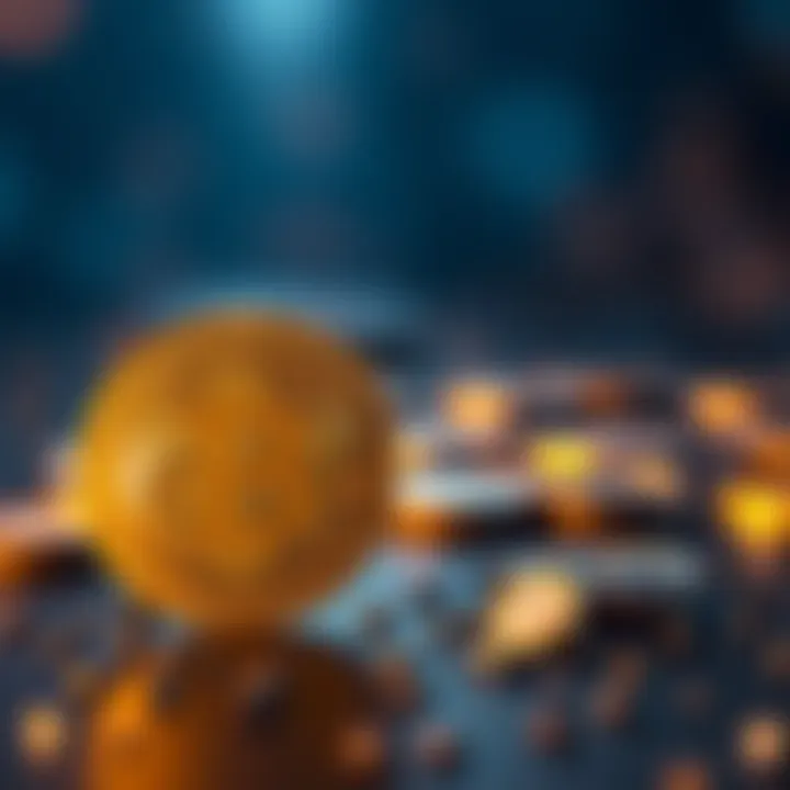 A Bitcoin symbol next to a question mark, representing confusion about its legitimacy as a currency.