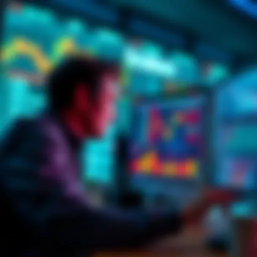 A person looking at a computer screen displaying Bitcoin prices and fees on Kraken, looking concerned about trading costs.