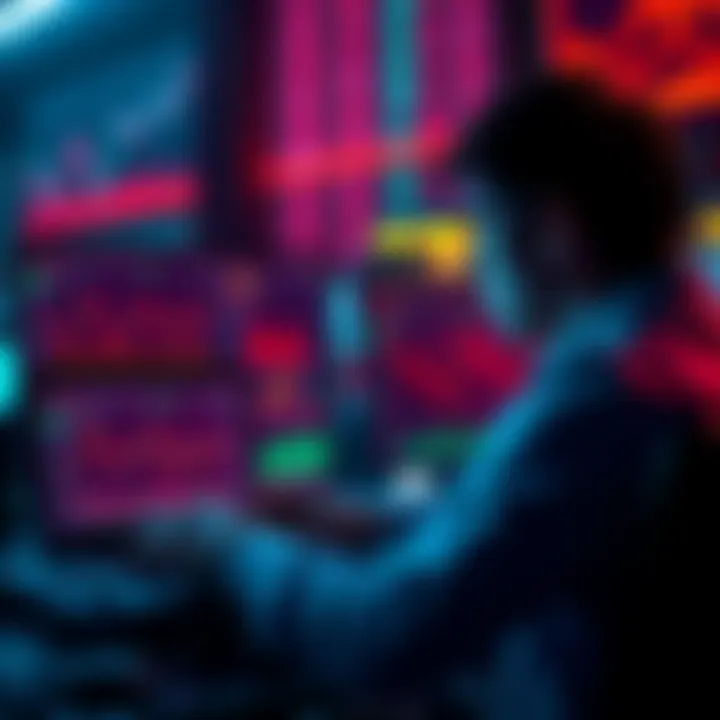 A person looking at Bitcoin price charts on a laptop, contemplating selling before a potential price drop.