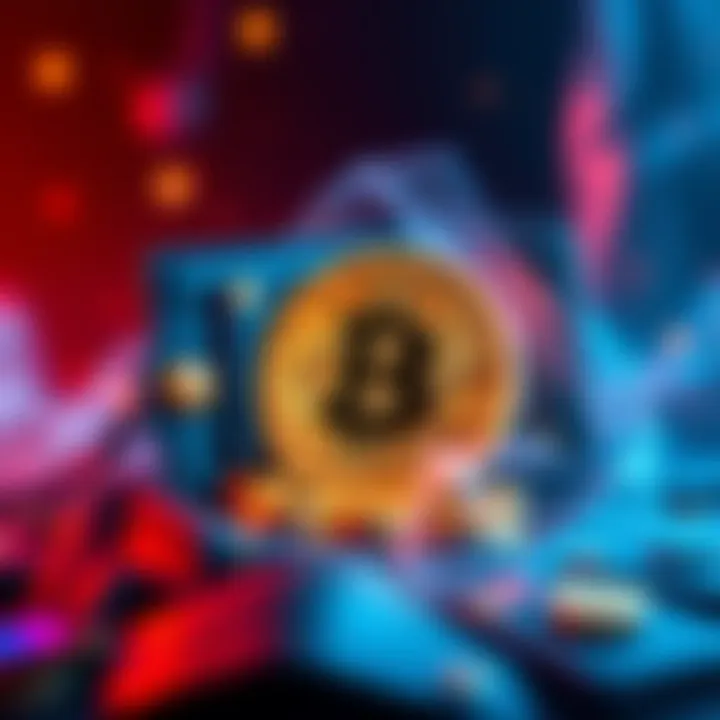 Illustration of Bitcoin wallet showing UTXOs being consolidated with a low transaction fee setting