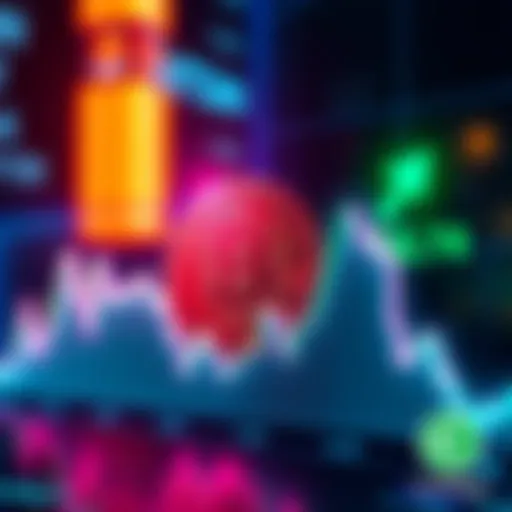 A graph showing Bitcoin's price dropping from $1 to $0.74 within 30 seconds, with a CashApp logo in the corner.