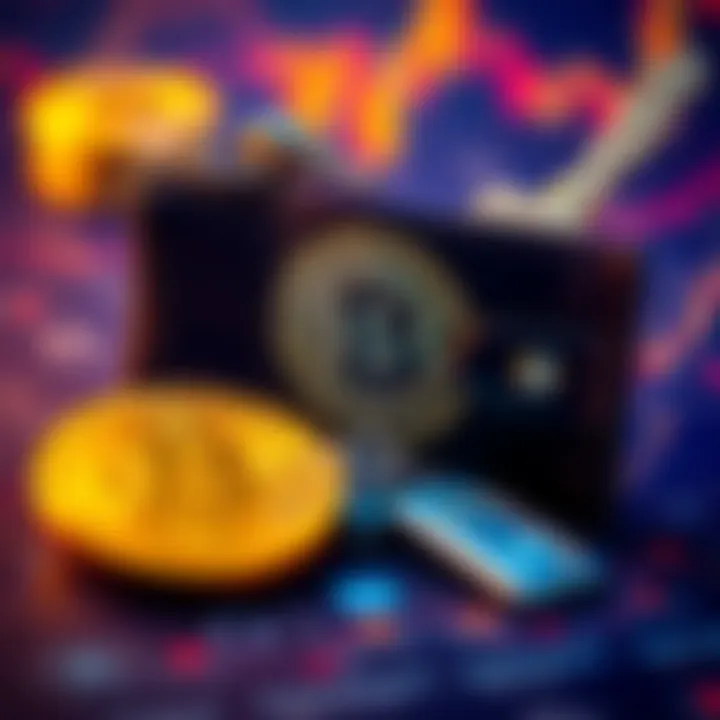 Bitcoin Wallet and Keys Concept A visual representation of a Bitcoin wallet with private keys, illustrating their importance in digital asset management.