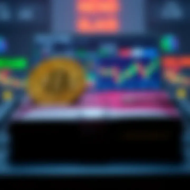 A visual comparison showing a Bitcoin wallet and an exchange platform to highlight safe storage options.