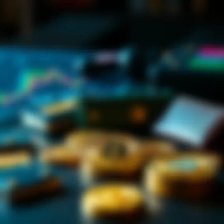 A selection of Bitcoin wallets displayed on a table, focusing on cold storage options for secure long-term storage.