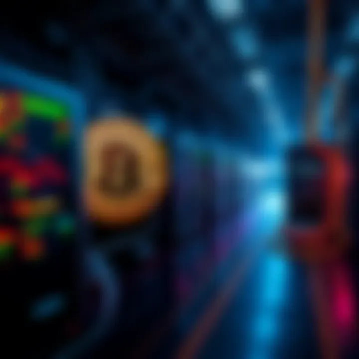 Graphic showing BitCoin's computing power significantly exceeding top supercomputers, illustrating a technological shift in computing.