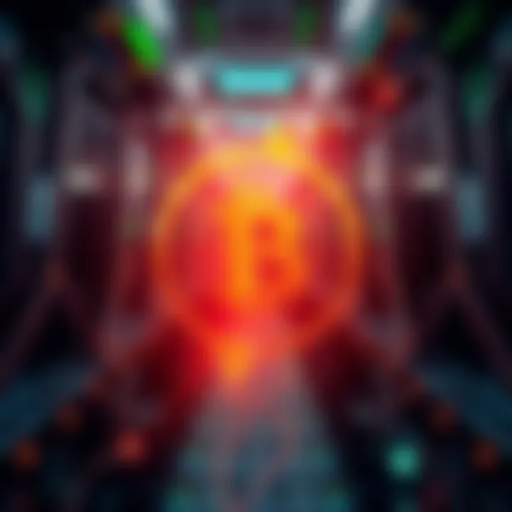 Bitfarms logo with a broken bitcoin symbol, indicating exit from the bitcoin market