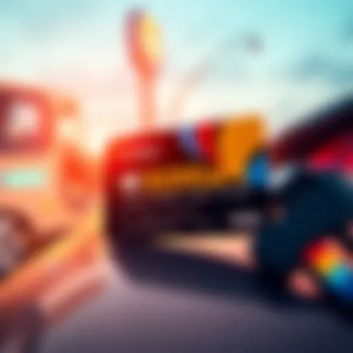 A close-up of the BitMart Card with a car and gas pump in the background, highlighting cashback rewards for gas and EV charging.