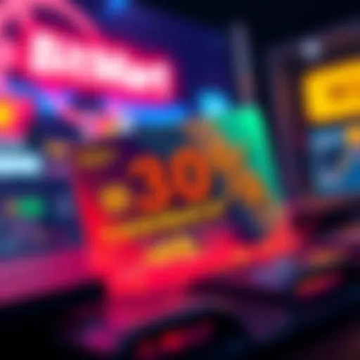 A BitMart Card displayed with a cashback offer sign, showing excitement and urgency for the limited-time promotion.