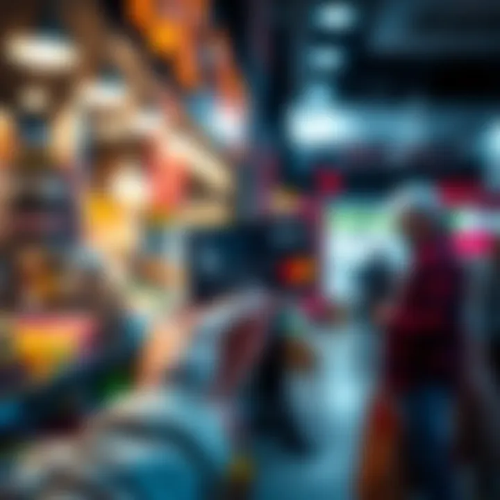 A person holding a BitMart Card while making a purchase at a shop, showcasing flexible spending options for daily transactions.