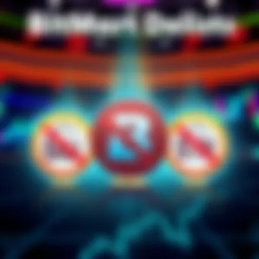 Graphic showing BitMart logo with crossed-out icons for BALL, JOY, and STX cryptocurrencies