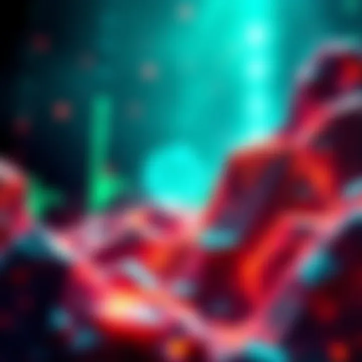 BitMart announcement for listing Geode Chain (GEODE) with trading details, featuring a digital graphic representation of the cryptocurrency market.