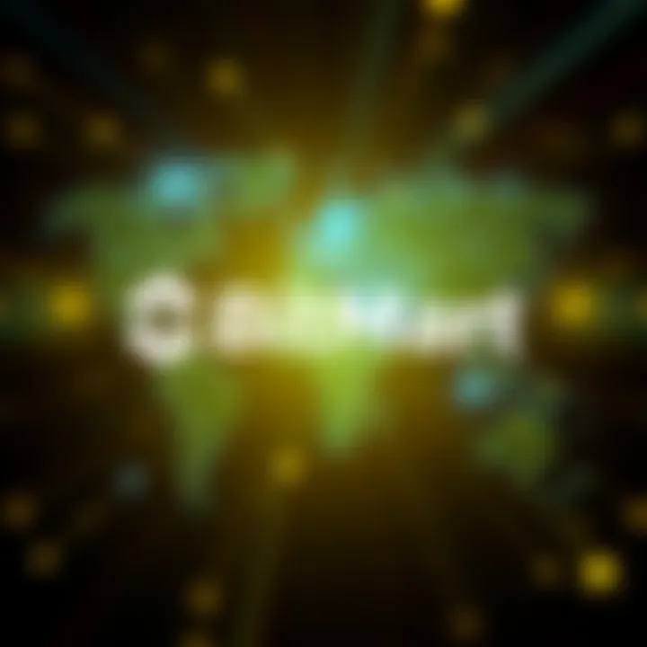 BitMart Logo and Global Map BitMart logo with a global map background, symbolizing connections to the 21M market.