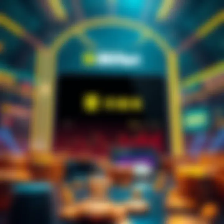 Graphic showing BitMart listing for 扭羊歌 with trading details and cryptocurrency symbols