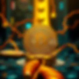 Graphic showcasing the $STAMP token on Bitcoin, highlighting its unique features as an immutable digital token