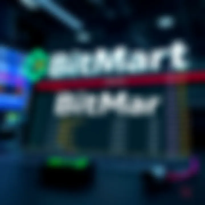 Graphic showing BitMart logo with a list of delisted trading pairs, emphasizing the deadline for withdrawals