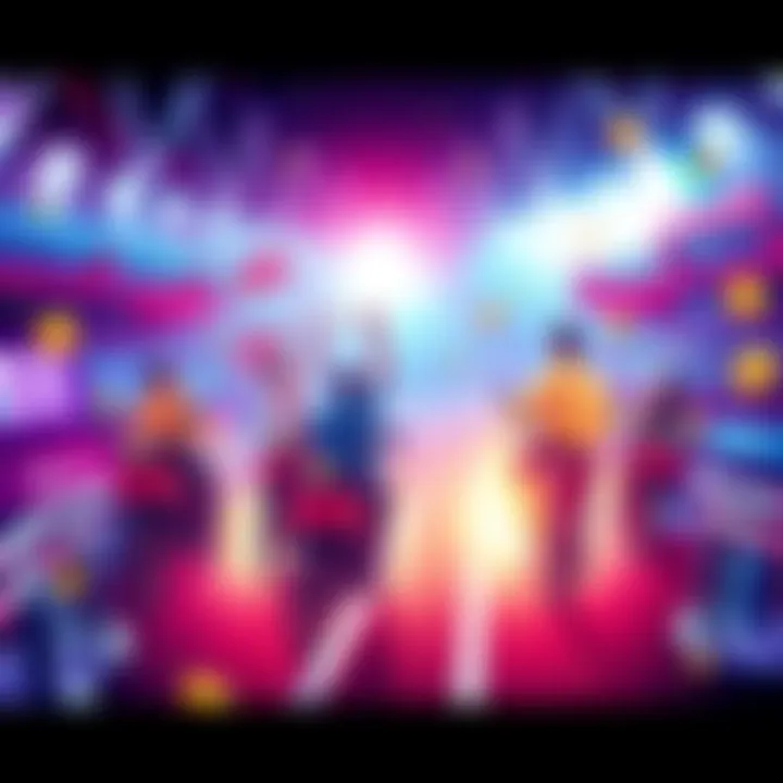 A vibrant graphic showcasing a race theme with traders competing for rewards on BitMart, featuring symbols of trading assets and excitement.