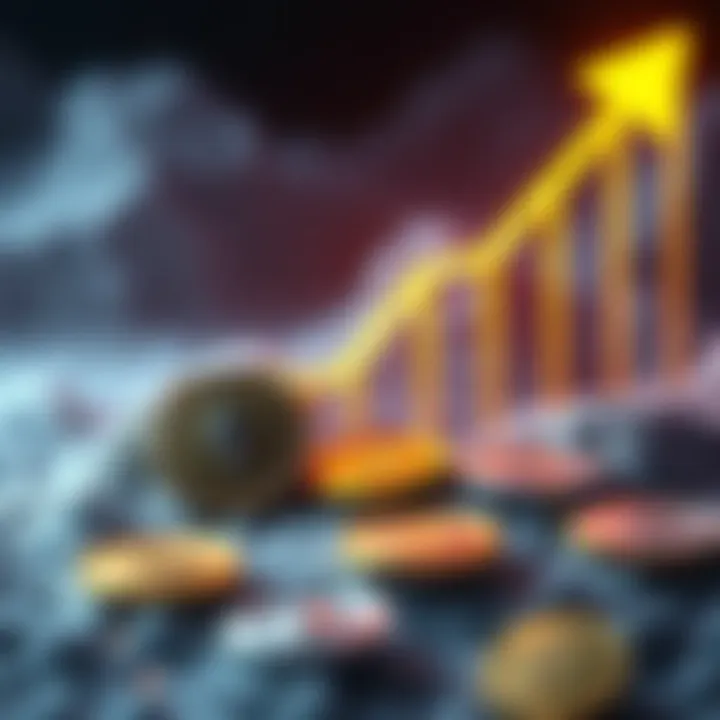 Graphic showing Bitmine's staking of Ethereum, with ETH coins and a rising graph representing its total holdings of 3.31 million ETH.