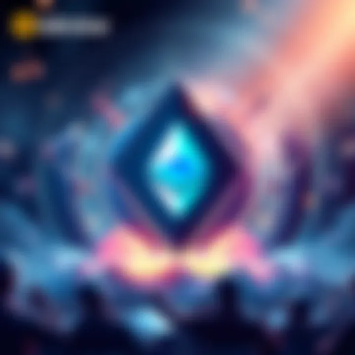 Illustration of Bitmine's MAVAN platform with Ethereum symbol and staking concept