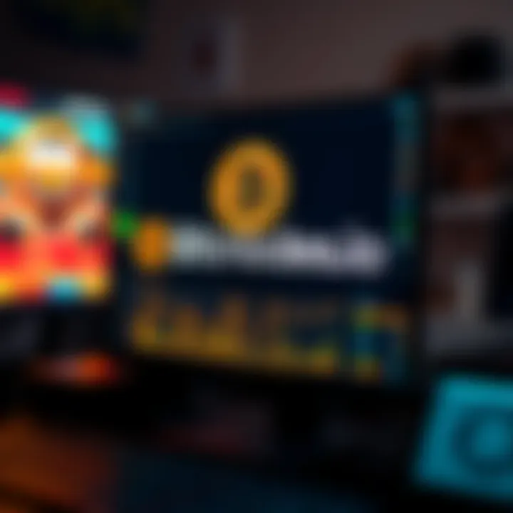 Bitnodes.io Logo on a Screen A computer screen displaying the Bitnodes.io logo with Bitcoin nodes statistics