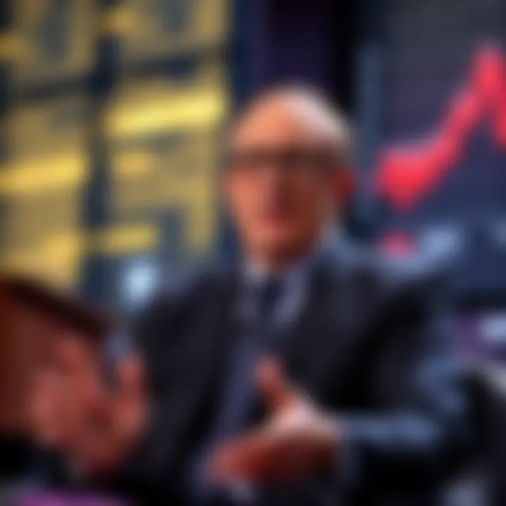 Larry Fink speaking at the Economic Club of New York, emphasizing market challenges and investment opportunities