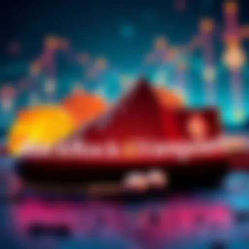 Two financial giants, BlackRock and Vanguard, prominently featured with cryptocurrency symbols like Bitcoin and Ethereum in the background, illustrating their role in crypto adoption.