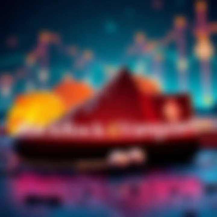 Two financial giants, BlackRock and Vanguard, prominently featured with cryptocurrency symbols like Bitcoin and Ethereum in the background, illustrating their role in crypto adoption.