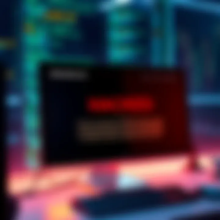 Blockchain.com Explorer Hacked A computer screen displaying a warning about compromised wallet addresses on Blockchain.com Explorer