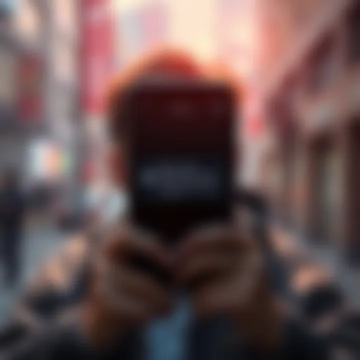 A frustrated person looking at a phone screen with an error message about sending BNB USDT tokens