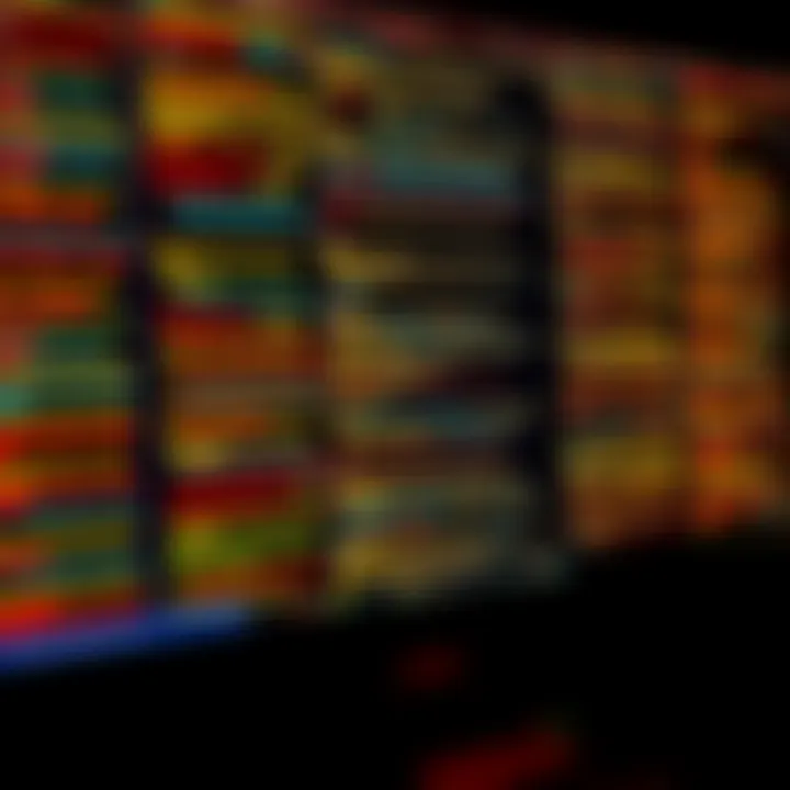 A computer screen filled with spam messages overshadowing genuine comments in an online forum