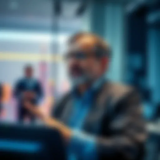 Bougalis announces his resignation as Chief Technology Officer in a corporate setting