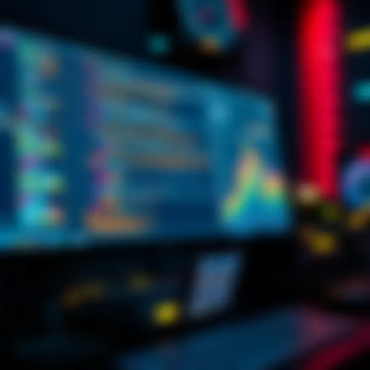 Brainwallet Cracking Tool A computer screen showing code and a graph while testing passwords quickly for a brainwallet