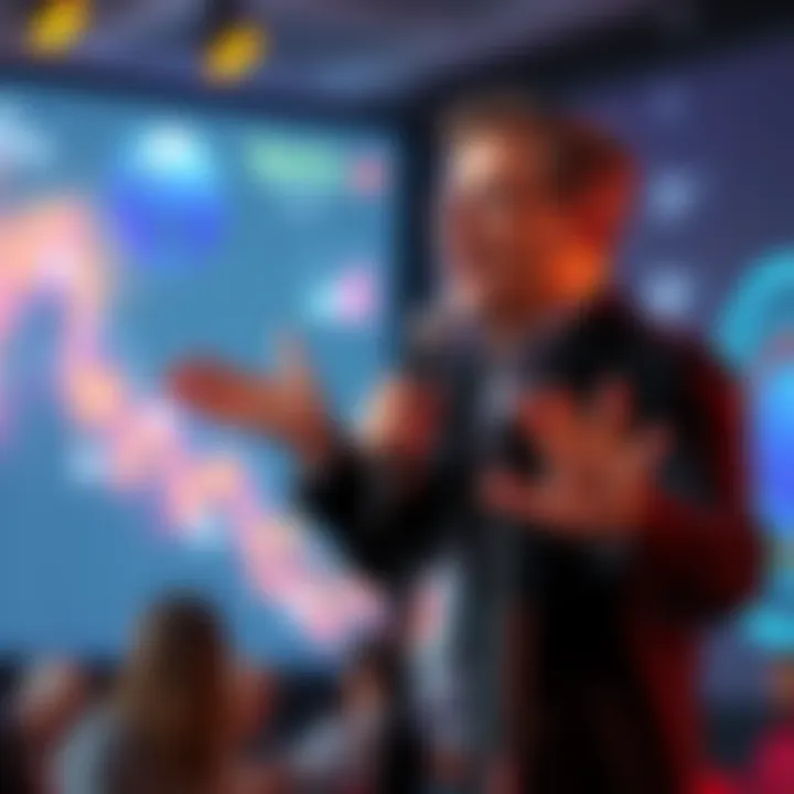 Bram Cohen presenting during the December Tech Talk, discussing technology trends and blockchain