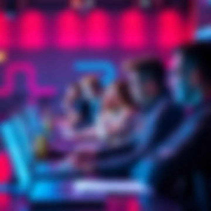 A group of diverse judges reviewing tech projects online for BrewHacks in Milwaukee