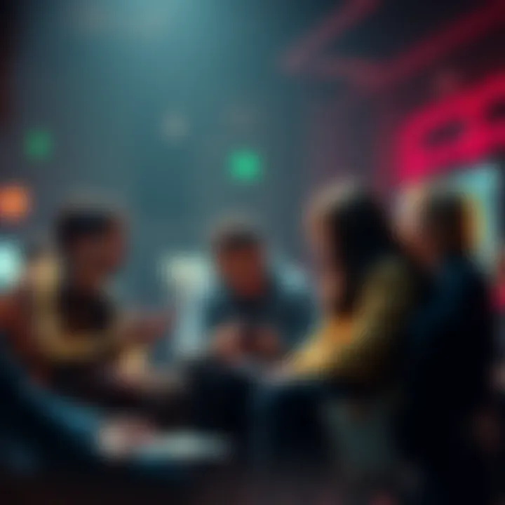 A group of people engaged in a discussion about BTC, showing concern over the disappearance of the Ossifiers within the community.
