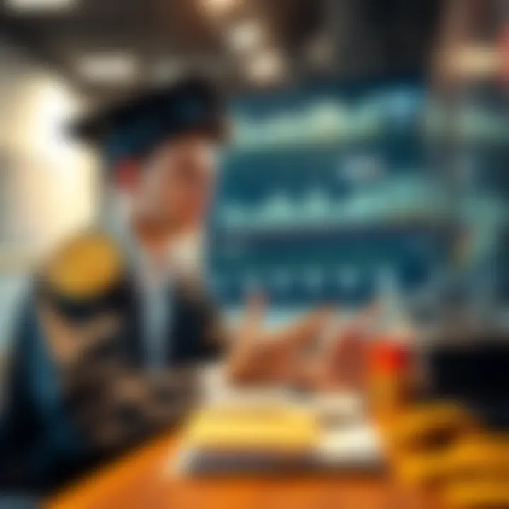 A young graduate discussing monthly Bitcoin investments alongside traditional retirement savings on a user board.