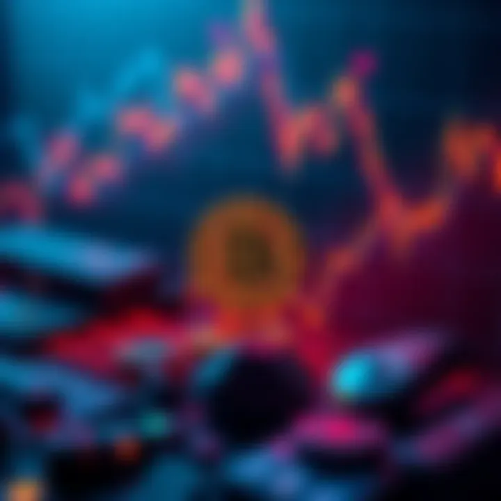 Graph showing Bitcoin price trends with Normal Distribution and Z-scores illustrations