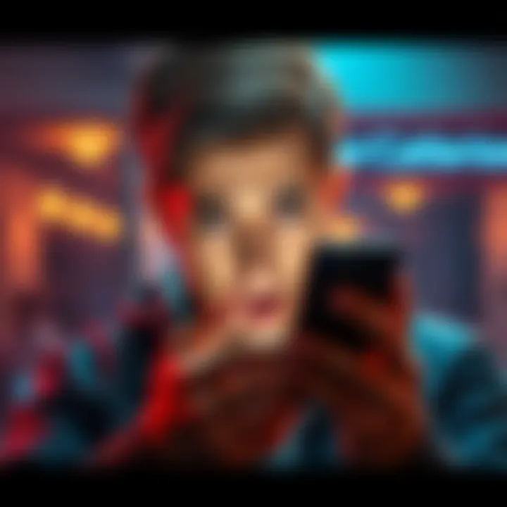 Bitcoin to Monero Swap Mistake A person looking worried while checking their cryptocurrency transaction on a smartphone, showing a small amount less than required for a swap.