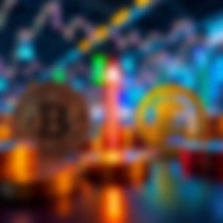 A comparison graphic showing Bitcoin trading options with euros and USDC on Binance.