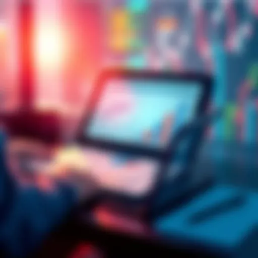 Illustration showing a budget planner with charts and graphs related to Solana development costs for DeFi projects