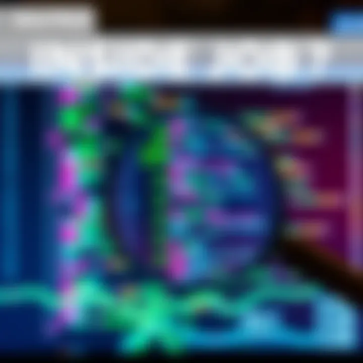 A magnifying glass focuses on a computer screen displaying code, symbolizing the investigation into the 2021 bug origins.