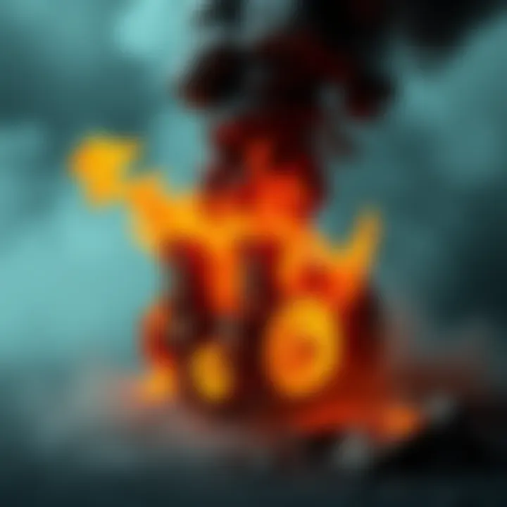 A visual representation of a burning mechanism with flames and smoke rising, representing the ongoing silence and uncertainty surrounding it in 2026.