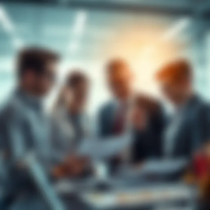 A team of business professionals analyzing data and charts to ensure accuracy in operations