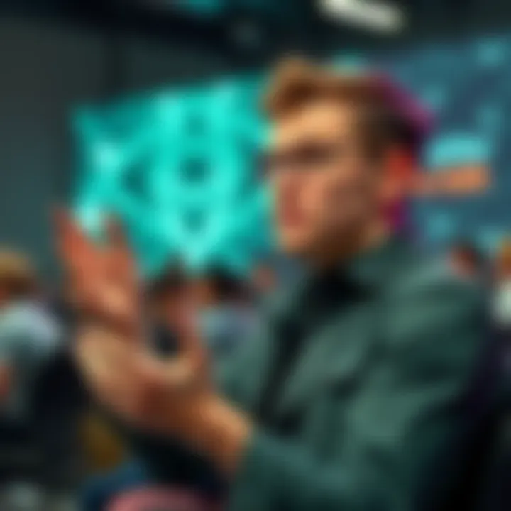 Ethereum founder Vitalik Buterin expressing concerns about Layer 2 roadmap in a tech conference setting